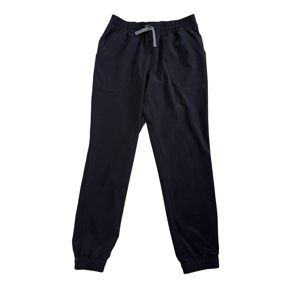 Patagonia Kids Black Jogger Pants Elastic Waist Drawstring Size‎ L